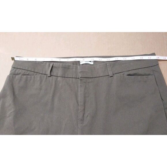 Dockers Ideal Fit Chino Metro Pants Women Size 16 Medium Brown Pockets Comfy Mom - Picture 6 of 13